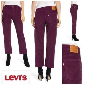 Levi’s WEDGIE FIT STRAIGHT CORDUROY JEAN